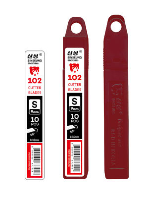comprar Snap Knife Blades 9mm Cutter Blades Snap Off Blades Tapete ferramenta de corte S102 Fabricação em linha