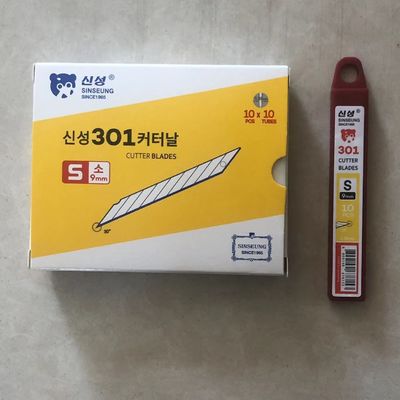 comprar Segurança Desligue a faca de barbear Utilidade Ângulo de 30 graus Ferramenta de corte de beleza do carro S301 SK2 9mm Fabricação em linha