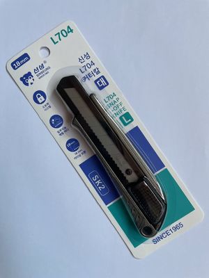 comprar Algodão de alumínio Manuseio de faca utilitária de 18 mm com lâmina de aço SK2 Fabricação em linha