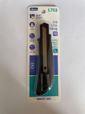 comprar Ergonômica ABS Liga de 18 mm Faca de Utilidade Personalizada Blade Guard 100Mm Drop Point Blade Fabricação em linha