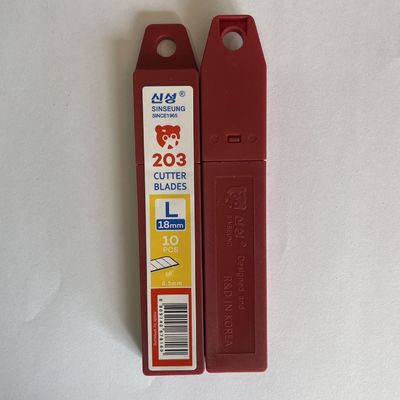 comprar 18mm Snap Off Blade 60 graus Sinseung L203 Ângulo 0,5mm espessura Fabricação em linha