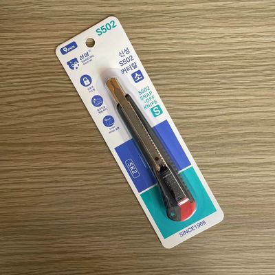 comprar SK2 Ferro facas de utilidade retrátil com bloqueio de deslizamento e 86 mm Snap Off lâminas Fabricação em linha