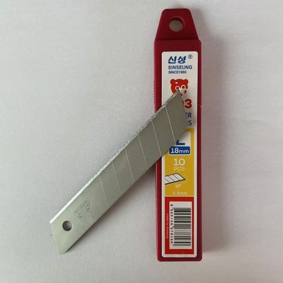 comprar 0.5mm Silver Cutter Blades 18mm Carbon Steel 60° Ângulo 8 Segmentos Fabricação em linha