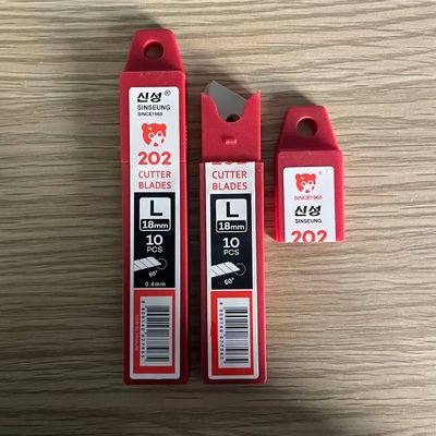 comprar 8 Segmentos 18 mm As lâminas de corte 60° Ângulo 0,5 mm Espessura Desempenho de corte Fabricação em linha
