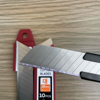 comprar 14 Segmentos Lâmina de corte de prata de 18 mm para corte duradouro e durável Fabricação em linha