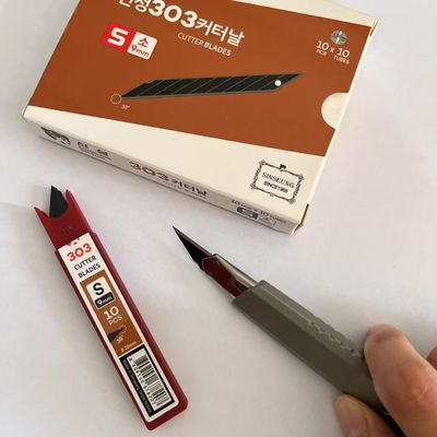 comprar Lâminas de corte de material de aço de alto carbono SK2 de 0,38 mm de espessura para embrulho de carro tamanho pequeno Fabricação em linha