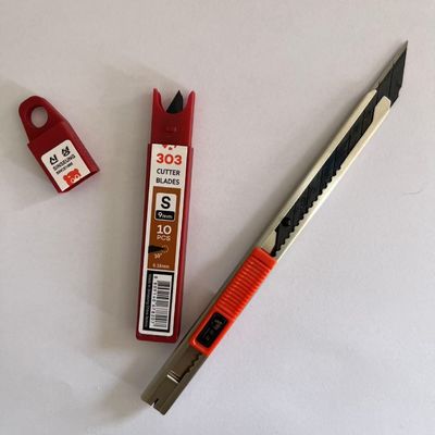 comprar 9mm Largura Snap-off Blade Cutter As lâminas aumentam a eficiência de corte Fabricação em linha