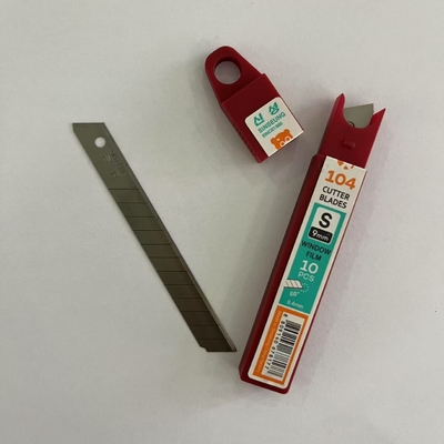 comprar Lâminas de corte S104 9mm para filmes de janela, ferramenta de tingimento, lâminas prateadas, aço de alto carbono Fabricação em linha