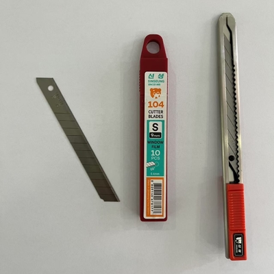 comprar Lâmina de corte de 9mm, destacável, material de aço carbono de alta qualidade para desempenho duradouro Fabricação em linha