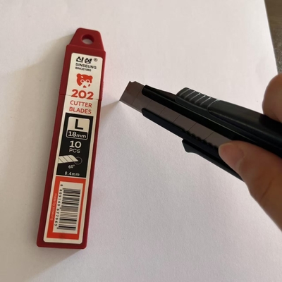 comprar Precision 18mm Cutter Blades Accurate Cutting with Varying Replacement Frequency and SK2 High Carbon Steel Fabricação em linha