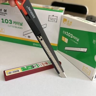 comprar 9mm Cutter Blades Silver and Versatile for Various Cutting Needs Fabricação em linha