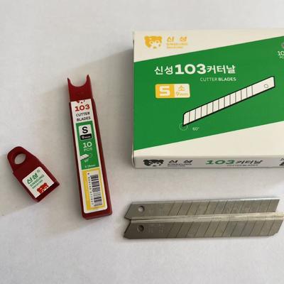 comprar Cutting Paper Get 9mm Cutter Blades with 0.38mm Blade Thickness and High Carbon Steel Material Fabricação em linha