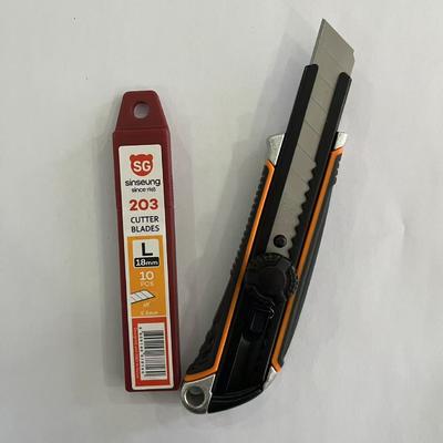 comprar 18mm Blade Compatible Snap-Off Knife Aluminum Body for Durability and Precision Fabricação em linha