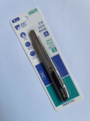9mm Snap Off Utility Knife SK2 Aço 86mm Substituição