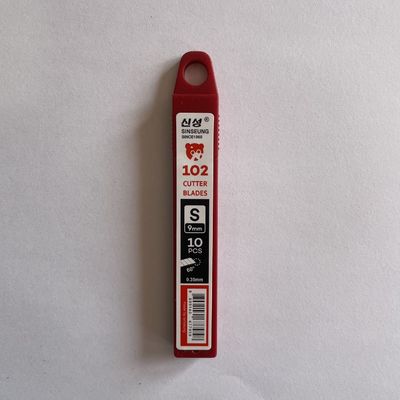 SK2 60 graus Snap Off Blades para papel e plástico fino 9mm Cutter Blade Recharge