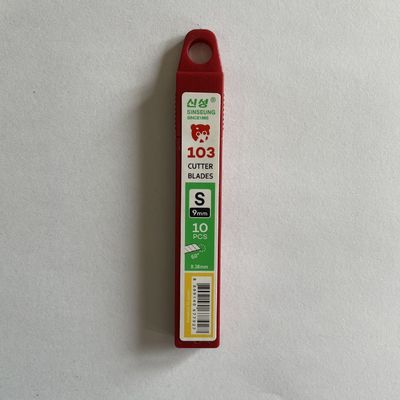 Lâminas de Cortador de Aço Carbono para Carpete 9mm de Largura 0.38mm 60 Graus SK2