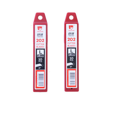 109mm 8 Segmentos Sk2 aço carbono de corte 18mm Snap Blades para cartão rígido