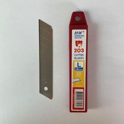 Lâminas de Faca de 18mm para Cantos de 60 Graus, 8 Segmentos de Aço Carbono SK2 de Alta Resistência