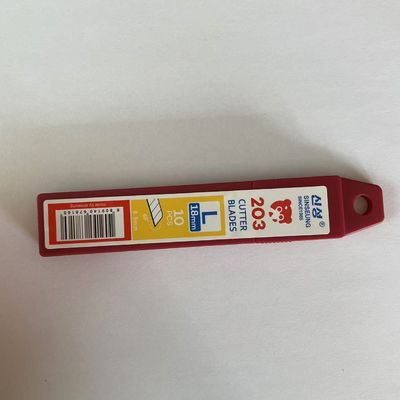 Prata 8 Segmentos 18 mm Facas de faca Sk2 Aço carbono 60° Ângulo de corte