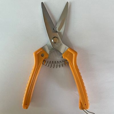 Tesouras multifuncionais de lâmina de aço SK5 com comprimento de 200 mm e alça ergonômica