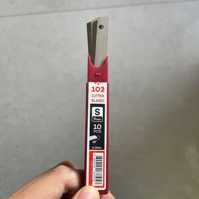 86mm comprimento SK2 de aço de alto carbono Snap-Off lâmina com 12 segmentos para cortes limpos e precisos