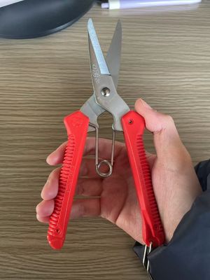 Tesouras Multiuso para Ferramentas Manuais de Ferragens de 200mm com Cabo Laranja