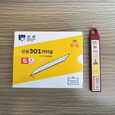 9mm Cutter Blades Silver Refill Blades 9mm Largura para corte profissional de filme de carro