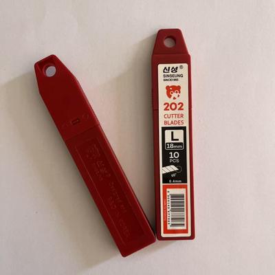 Blades de faca de 18 mm 8 segmentos de aço de alto carbono