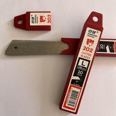 Lâminas SK2 Snap de Prata 18mm Duráveis e Versáteis para Projetos