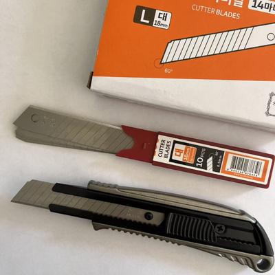 Lâminas de Corte Precisas 18mm com Quebra Prata 15 Segmentos