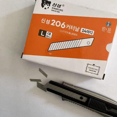 15 Lâminas de Corte Rápido 18mm Aço Carbono para Corte Suave e Preciso